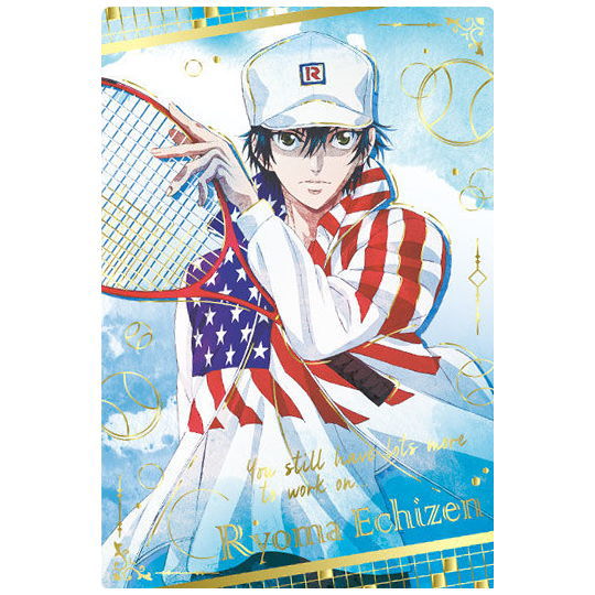 New Prince of Tennis Twin Wafers [25.Ryoma Echizen (character card) (gold foil stamping specification)]