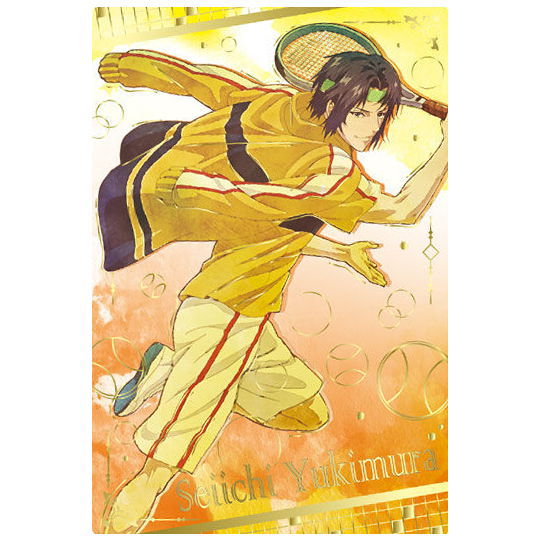 New Prince of Tennis Twin Wafers [27.Seiichi Yukimura (character card) (gold foil stamping specification)]