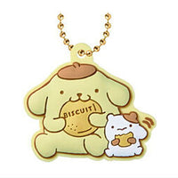 Sanrio Characters Pukkuri Rubber Mascot Gummy [4.Pompompurin x Muffin]