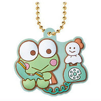 Sanrio Characters Pukkuri Rubber Mascot Gummy [10.Kero Kero Keroppi x Teru Teru]