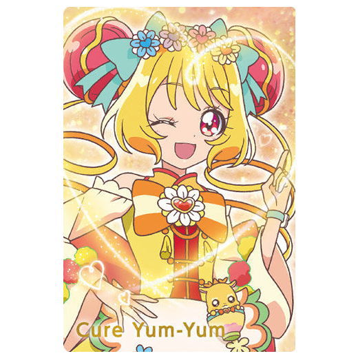 Movie Delicious Party Pretty Cure Yumemiru Okosama Lunch! KiraKira Card Gummy [3.Cure Yum-Yum Party up style]