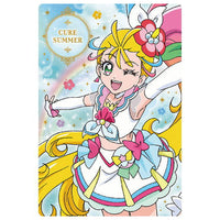 Movie Delicious Party Pretty Cure Yumemiru Okosama Lunch! KiraKira Card Gummy [6.Cure Summer]