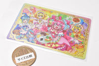 Movie Delicious Party Pretty Cure Yumemiru Okosama Lunch! KiraKira Card Gummy [10.Movie visual card 1(Gold foil stamped)]