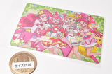 Movie Delicious Party Pretty Cure Yumemiru Okosama Lunch! KiraKira Card Gummy [13.Cure Grace & Cure Precious & Cure Summer & Cure Star(Gold foil stamped)]