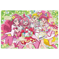 Movie Delicious Party Pretty Cure Yumemiru Okosama Lunch! KiraKira Card Gummy [13.Cure Grace & Cure Precious & Cure Summer & Cure Star(Gold foil stamped)]