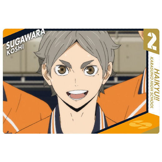 Haikyuu!! Wafer 2 [16.Koshi Sugawara (Character Card(2))]