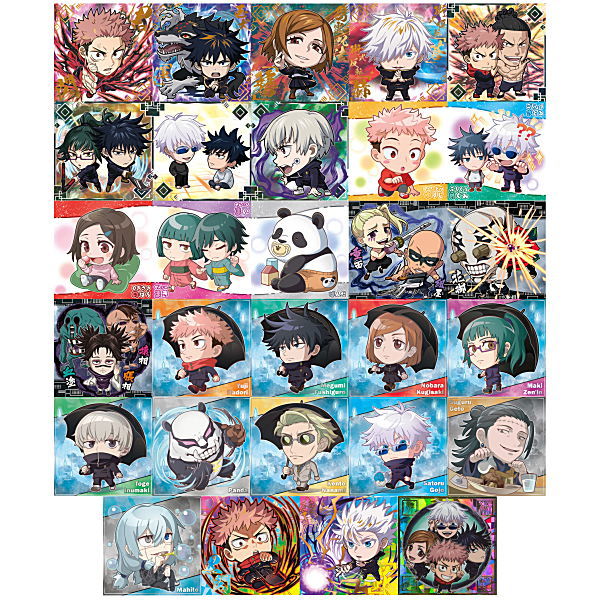 Niforamtion Jujutsu Kaisen Deformed Sticker Wafer vol.4 [All 29 type set(Full Complete)]