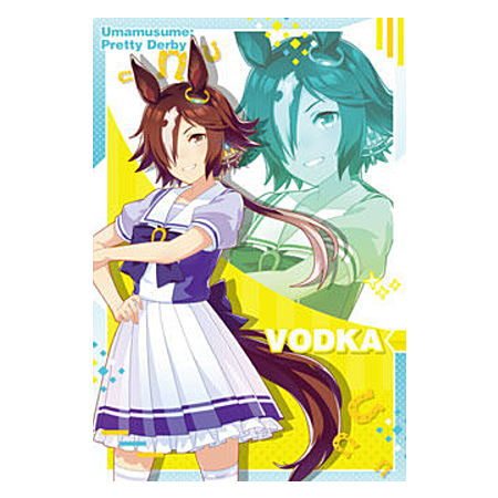 Umamusume Pretty Derby Twin Wafer 3rd R [14.Vodka: Character card(uniform)]