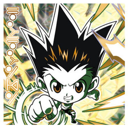 Niforamtion HUNTER x HUNTER Seal x Wafer Vol. 2 [29.Gon (double hunter rare)(gold foil stamped & glow-in-dark)]