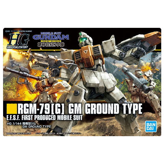 GUNDAM Gunpla Package Art Collection Chocolate Wafer8 [9.233: RGM-79[G] GM Ground Type]