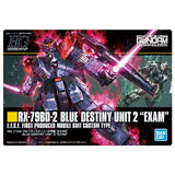 GUNDAM Gunpla Package Art Collection Chocolate Wafer8 [10.234: RX-79BD-2 Blue Destiny Unit 2 EXAM]