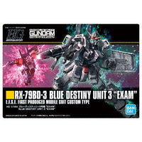 GUNDAM Gunpla Package Art Collection Chocolate Wafer8 [11.235: RX-79BD-3 Blue Destiny Unit 3 EXAM]