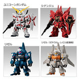 MOBILITY JOINT GUNDAM VOL.3 [Assorted 4 type set (1.Unicorn Gundam/2.Sinanju/3.ReZEL/4.ReZEL (General Revil))]