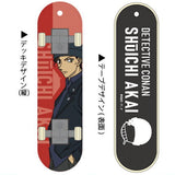 Detective Conan Mini Skateboard [4.(4A) Shuichi Akai (vertical design)]