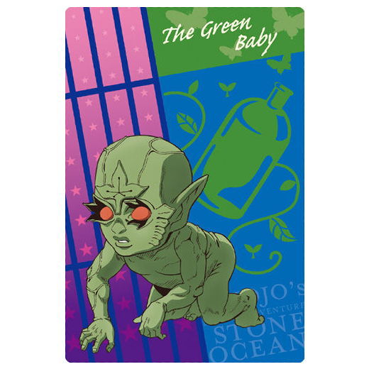 JoJo's Bizarre Adventure Stone Ocean Wafer Part.2 [12.The Green Baby (character card)]