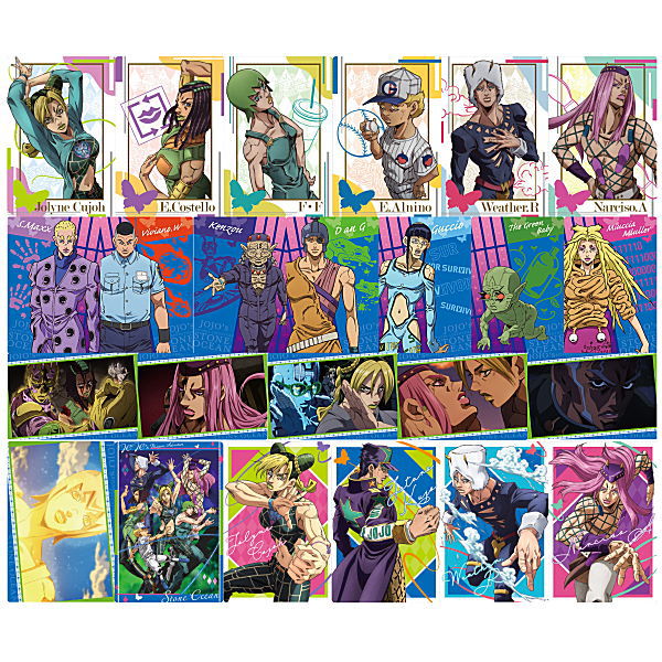 Bandai Jojo's Bizarre Adventure: Stone Ocean Wafer & Card Series 3