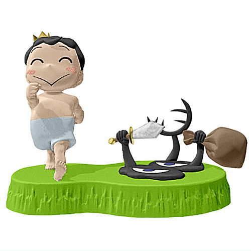 Ranking of Kings Mascot Figure [2.Bojji and Kage 2A full color]