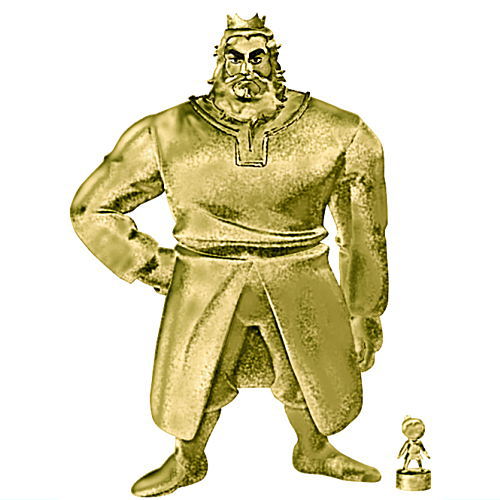 Ranking of Kings Mascot Figure [10.Bosse and Bojji 5B gold]