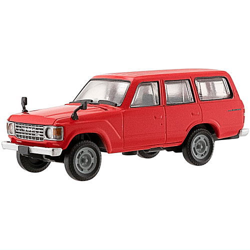 1/64 Scale Japanese Classic Car Selection Vol.13 Toyota Land Cruiser Collection [1.Land Cruiser 60STD STANDARD ROOF red]
