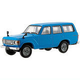 1/64 Scale Japanese Classic Car Selection Vol.13 Toyota Land Cruiser Collection [4.Land Cruiser 60STD STANDARD ROOF blue]
