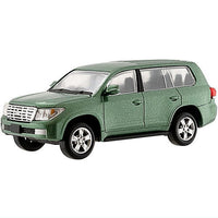 1/64 Scale Japanese Classic Car Selection Vol.13 Toyota Land Cruiser Collection [8.Land Cruiser CBA UZJ200W GNAAK green mica metallic]