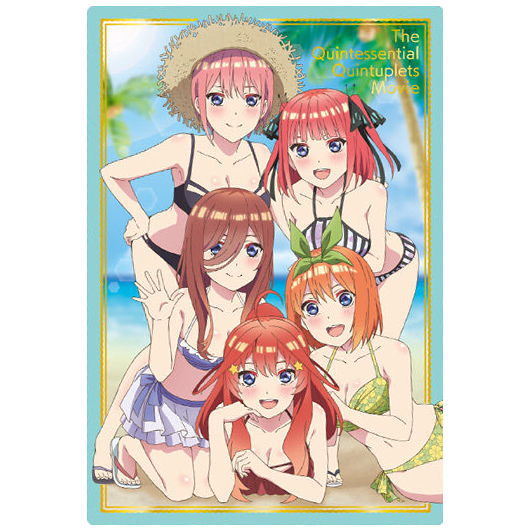 Movie The Quintessential Quintuplets Wafer Part.2 [18.Visual card 2: (gold foil stamed)]