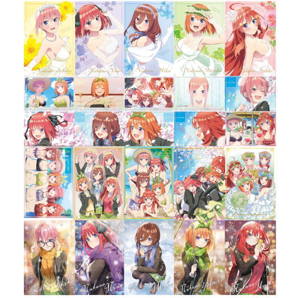 Movie The Quintessential Quintuplets Wafer Part.2 [All 25 type set(Full Complete)]