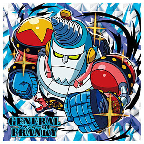 Niforamtion ONE PIECE Pirate Sticker Wafer LOG.4 [6.General Franky (Grand Rare)]