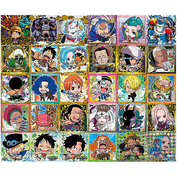 Niforamtion ONE PIECE Pirate Sticker Wafer LOG.4 [All 30 type set (Full Complete)]