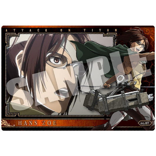 Attack on Titan The Final Season Wafer 2 [7.Hans Zoe (Character Card)]