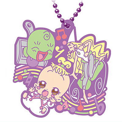 Ojamajo Doremi Pukkuri Rubber mascot [8.Majo Rika & Hana & Lala]