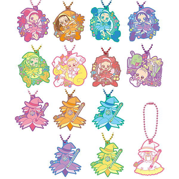 Ojamajo Doremi Pukkuri Rubber mascot [All 14 type set(Full Complete)]