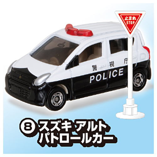 Tomica Road Sign Set Part.9 [8.Suzuki Alto Patrol Car]