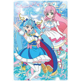 Hirogaru Sky! Pretty Cure KiraKira Card Gummy baton touch [14.Cure Sky & Cure Prism (Holo Rare Card)]