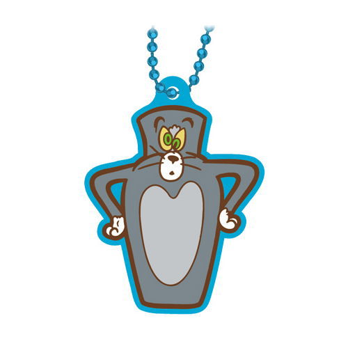 TOM and JERRY Pukkuri Rubber mascot biscuit [5.E]