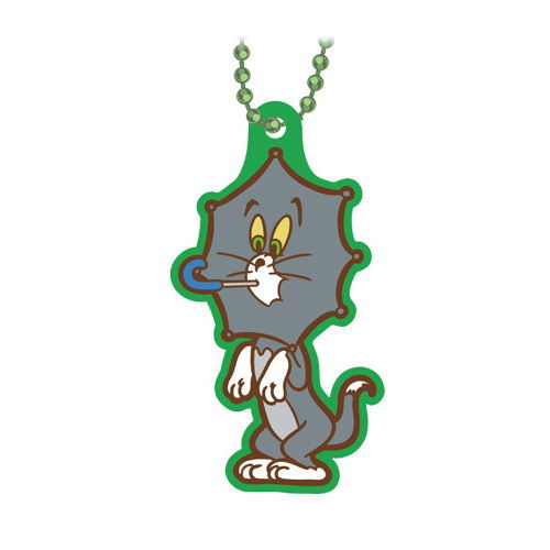 TOM and JERRY Pukkuri Rubber mascot biscuit [6.F]