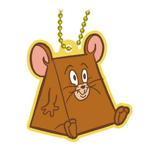 TOM and JERRY Pukkuri Rubber mascot biscuit [10.J]