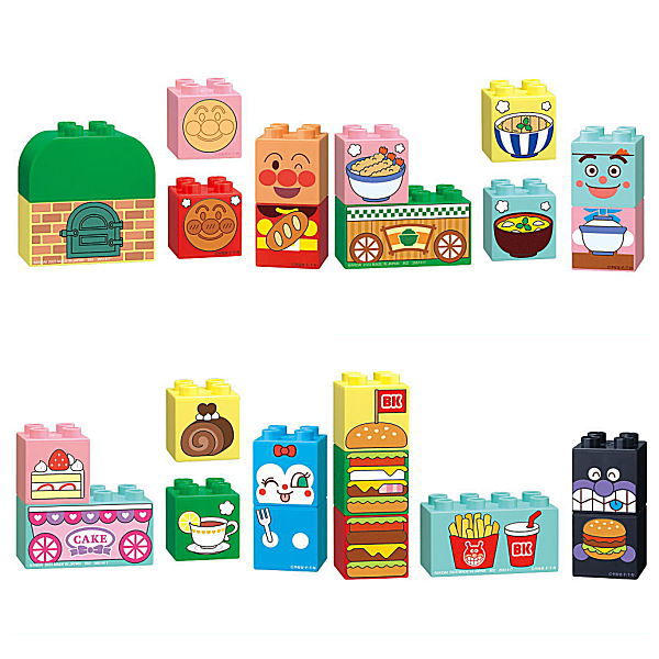 Blocklabo Anpanman and Omiseyasan! [All 4 type set(Full Complete)]