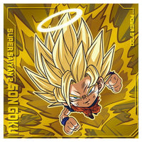 Dragon Ball Super Warrior Seal Wafer Super Ultimate Sparking!!! [22.Son Gokou (Gold Rare)]