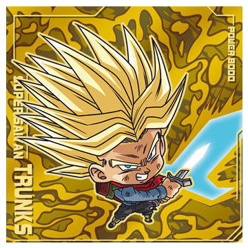 Dragon Ball Super Warrior Seal Wafer Super Ultimate Sparking!!! [26.Trunks (Gold Rare)]