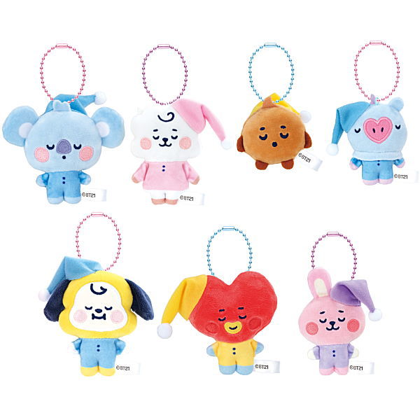 BT21 Fuwa Fuwa Mascot Part.3 [All 7 type set(Full Complete)]