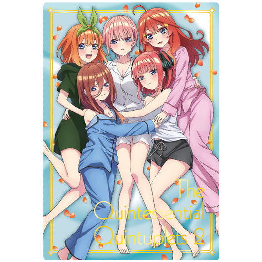 Movie The Quintessential Quintuplets Wafer Part.3 [17.Visual card 1: (gold foil stamed)]