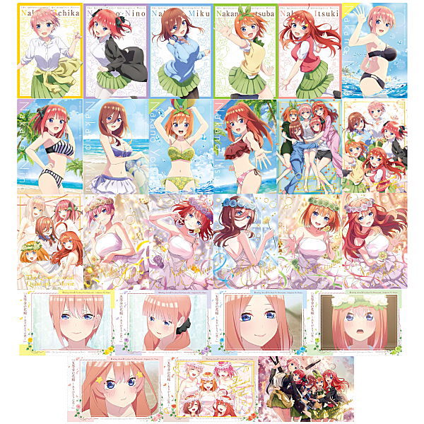 ◇ Film The Quintessential Quintuplets Wafers 3 [2657070] Full Complete  Set, Toy Hobby