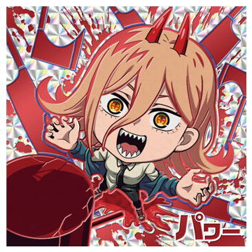 Niforamtion Chainsaw Man Seal Wafer [28.Power (Devil Rare)]