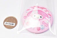 Sanrio characters embroidery can badge with biscuit [2.My Melody]