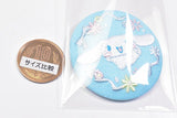 Sanrio characters embroidery can badge with biscuit [5.Cinnamoroll]