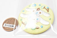 Sanrio characters embroidery can badge with biscuit [10.Cinnamoroll 2]