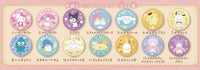 Sanrio characters embroidery can badge with biscuit [All 14 type set(Full Complete)]