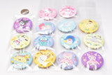 Sanrio characters embroidery can badge with biscuit [All 14 type set(Full Complete)]