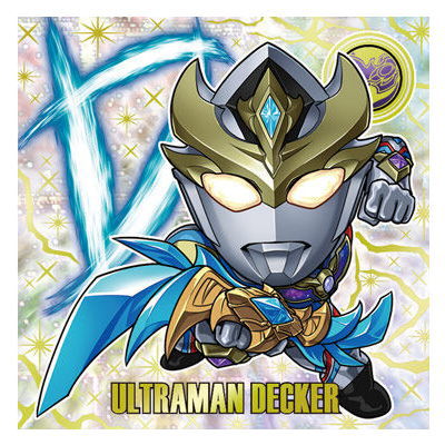 Ultraman seal wafer vol.2 [2.Ultraman Decker Dynamic Type (Ultra rare)]